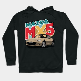 Mazda MX5 Miata Convertible Vintage Car Hoodie